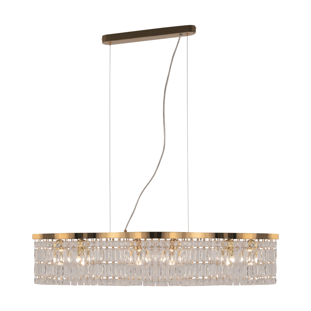 Dune 93cm kristall – Maytoni – gul chandeliers