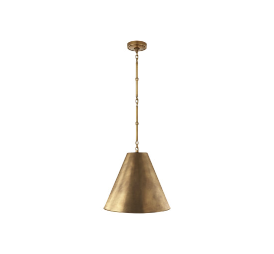 Goodman taklampa mässing S – Visual Comfort – antique brass pendant lamps