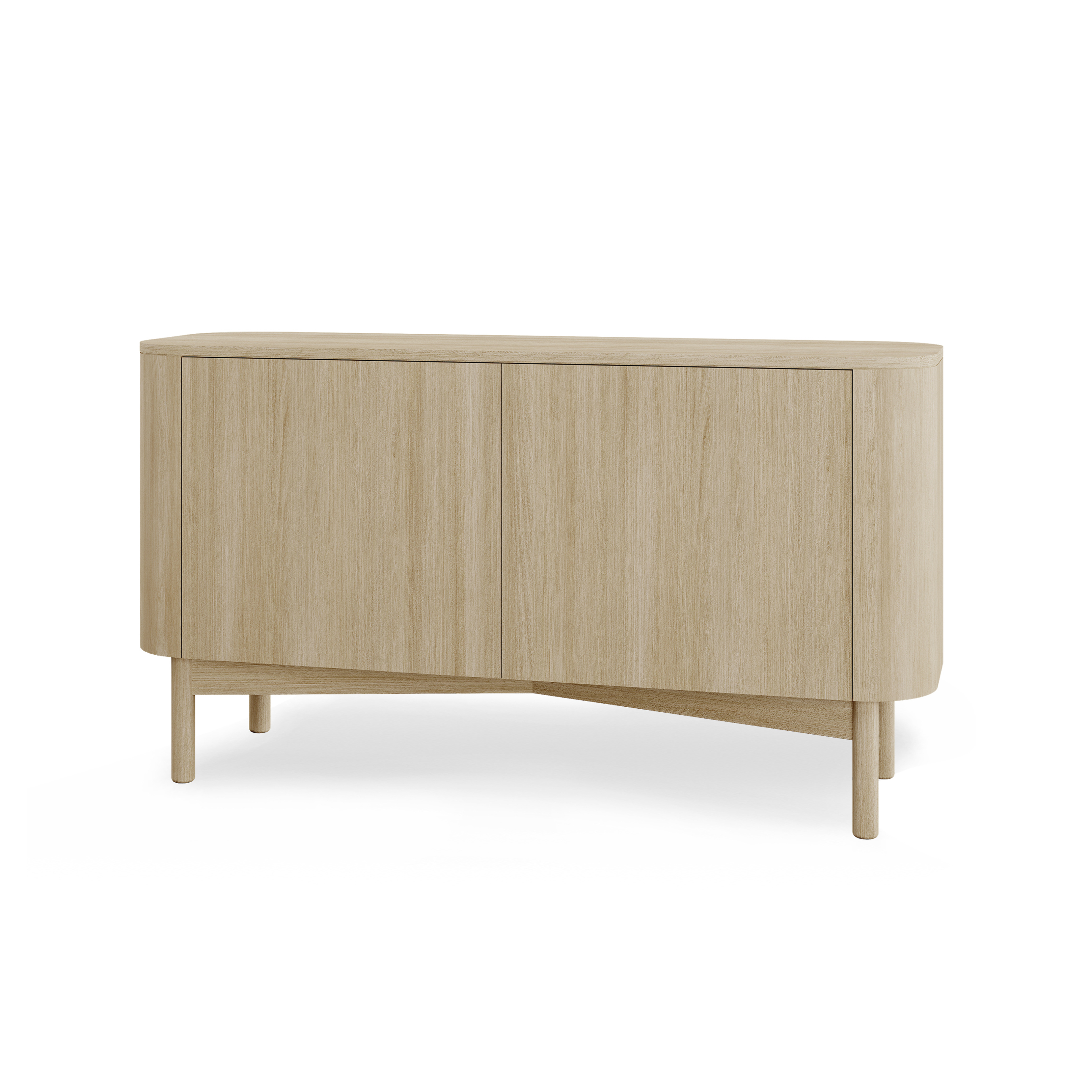 Loud long sideboard 146 cm, Light oak – Northern – beige sideboards