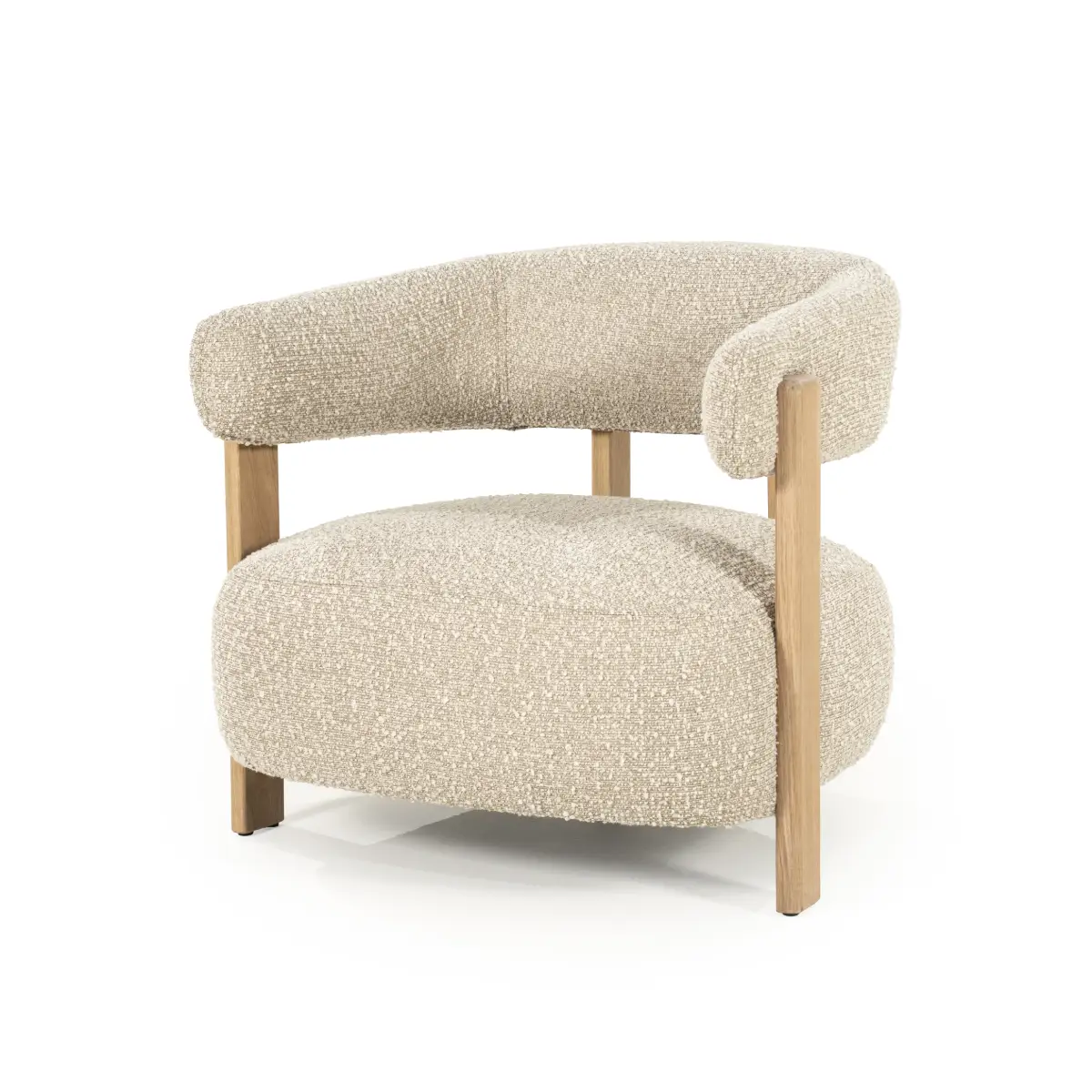 Lola Fåtölj - taupe Hush – Eleonora – taupe fåtöljer