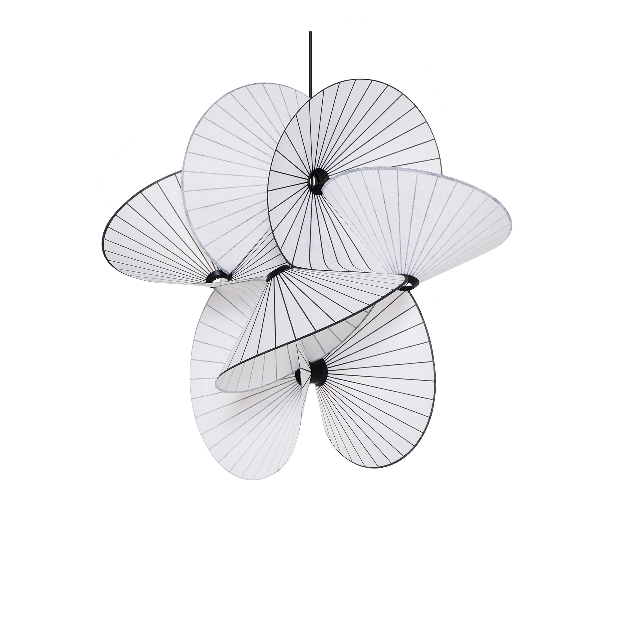 Serpentine Light 8 taklampa Small – Moooi – vit pendant lamps