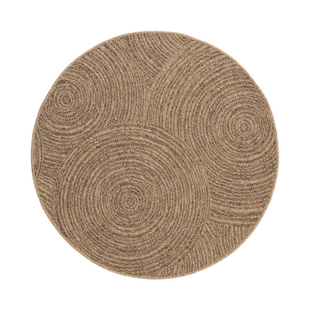 Luonto Zon Beige Rund Matta – Se Mattor – beige mattor