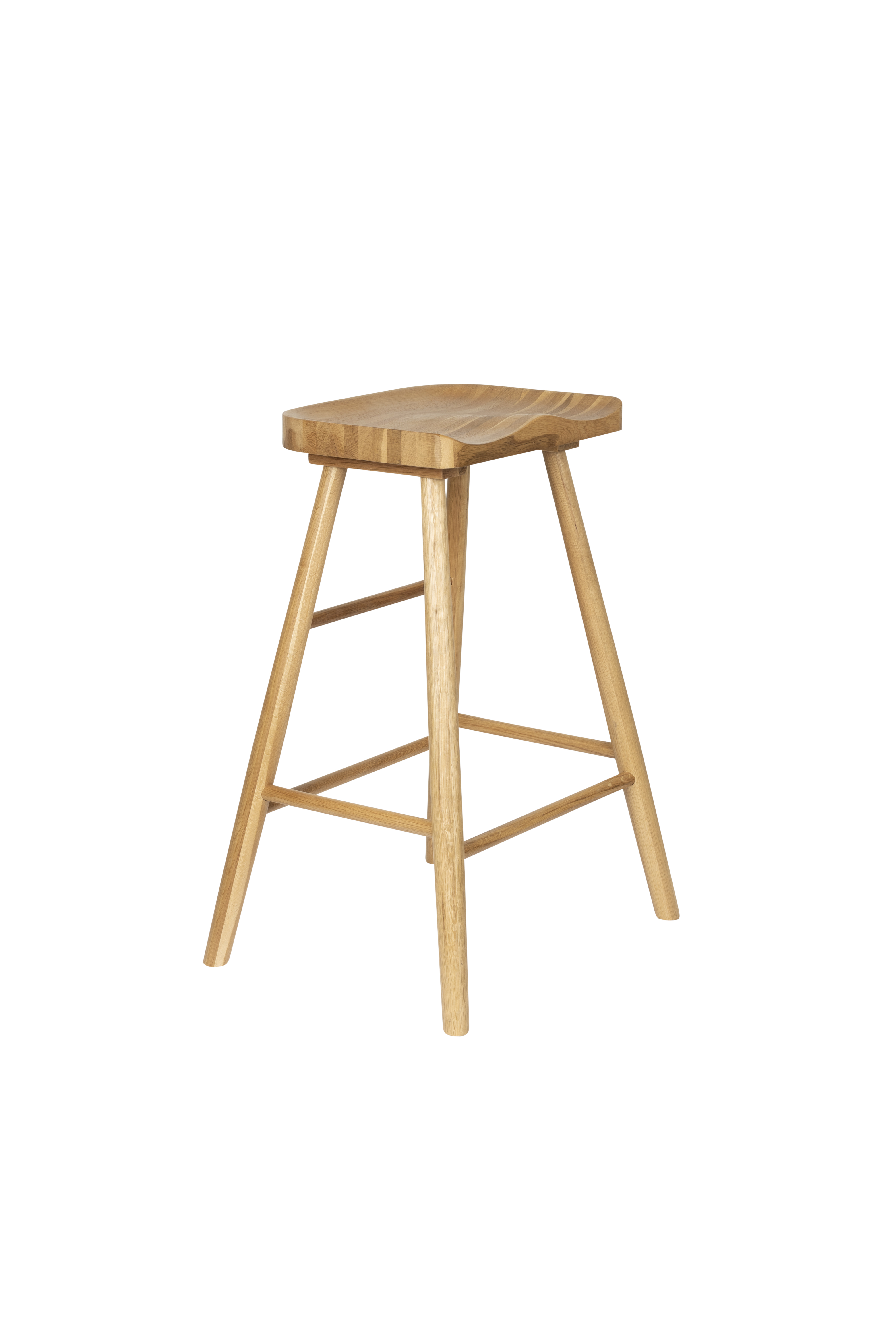 WHITE LABEL LIVING Bänkpall Vander Natural – White Label Living – ek bar stools