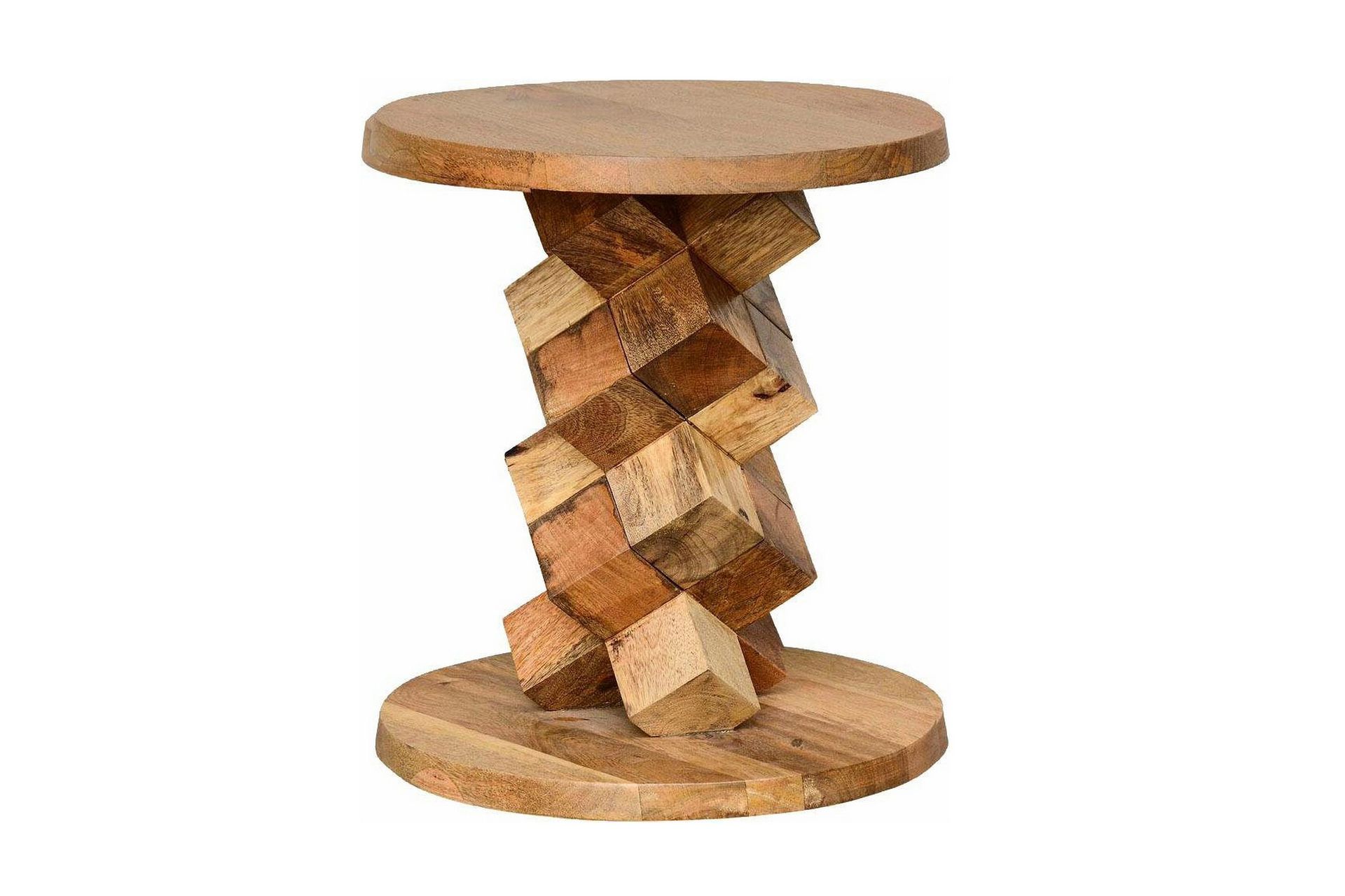 Lithia Sidobord 40 cm Runt – Loft24 – brun side tables