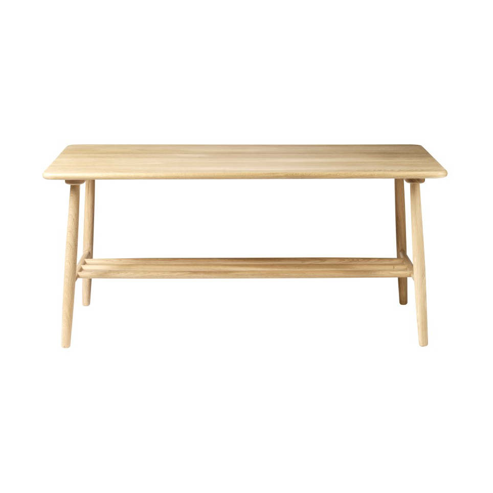 D20 soffbord, Oak nature oiled – FDB Møbler – brun soffbord