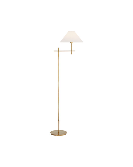 Hackney golvlampa antik mässing – Visual Comfort – antique brass golvlampor