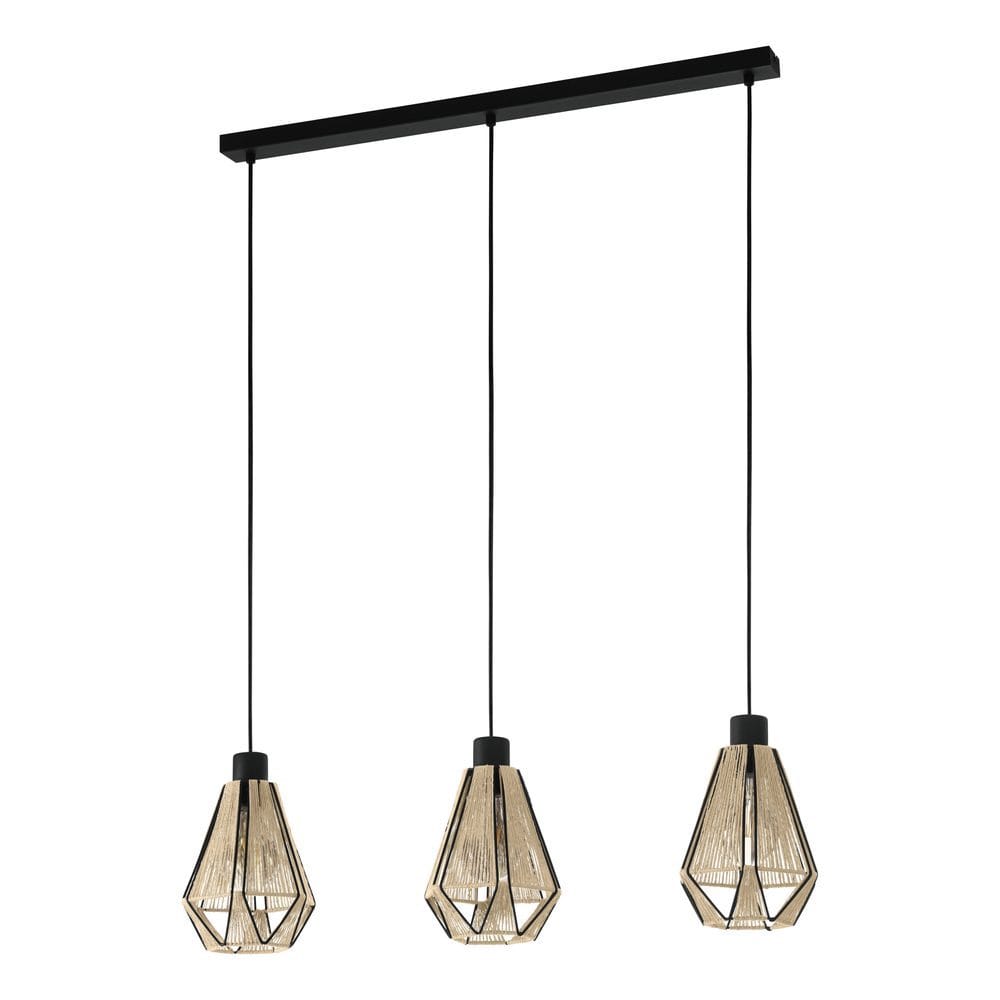 Taklampa Adwickle med 3 Lampor – svart pendant lamps