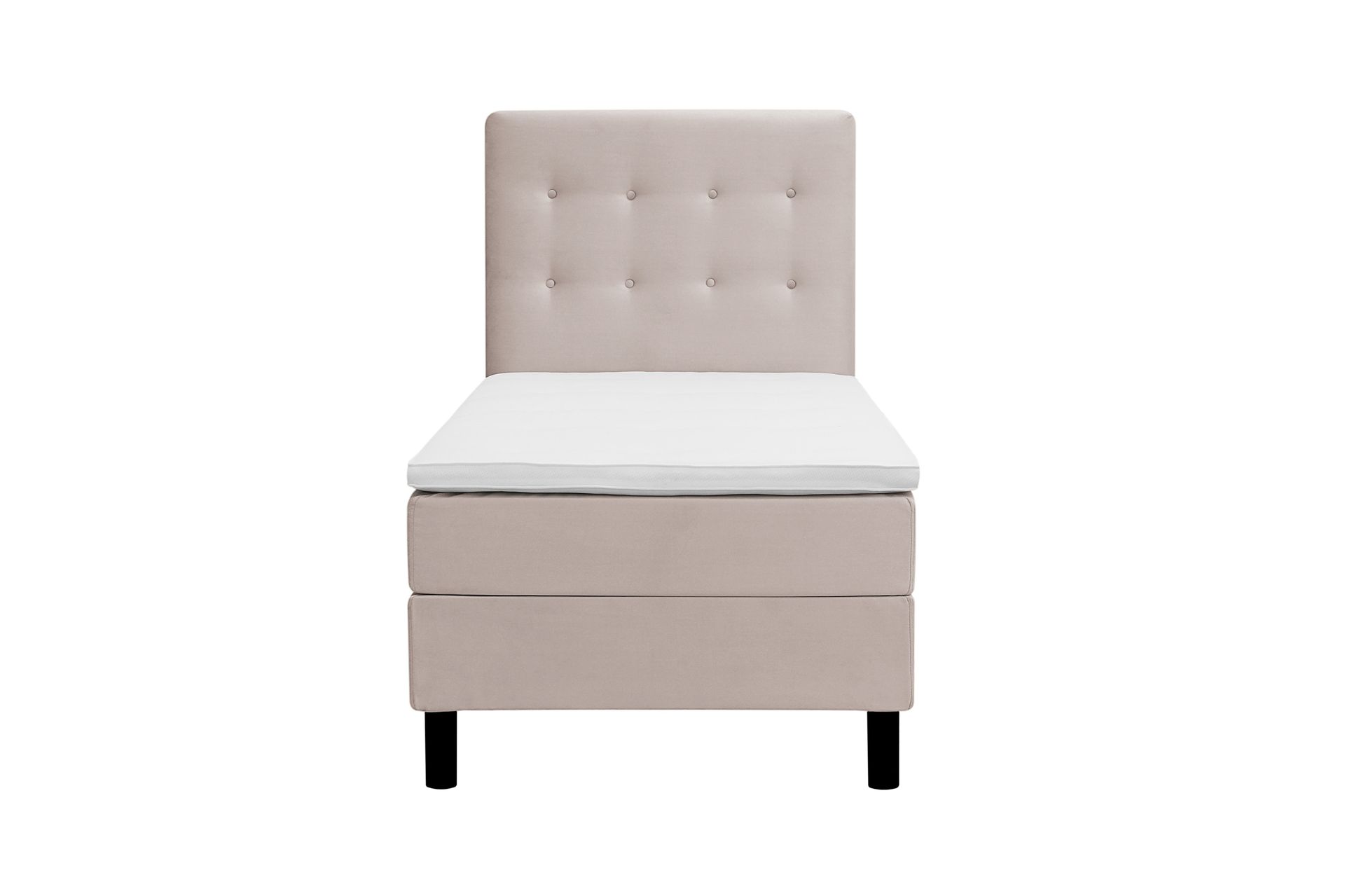 Dream Komplett Sängpaket 90x200 cm Knappar – Basic Home – beige sängar