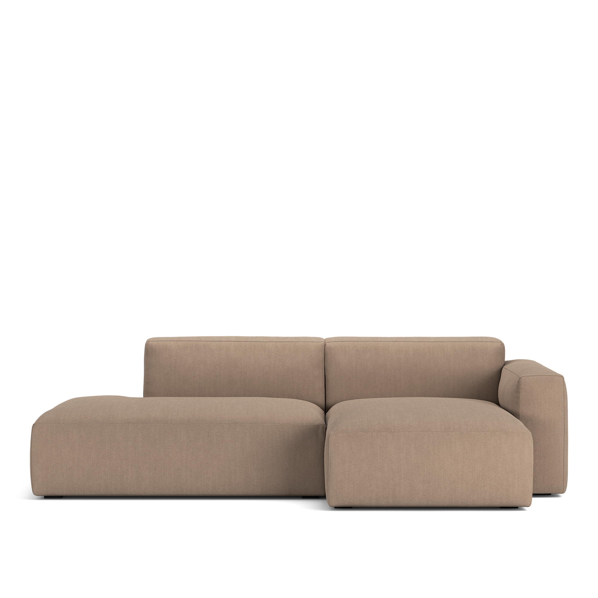 Brick 2-Seater Chaise Lounge Open End Left – NO GA