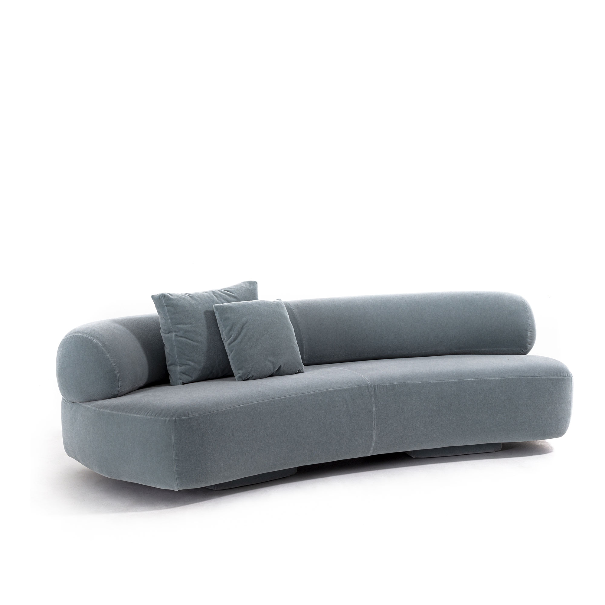 Gogan 2 Seater Sofa Major – Moroso – cement powder soffor