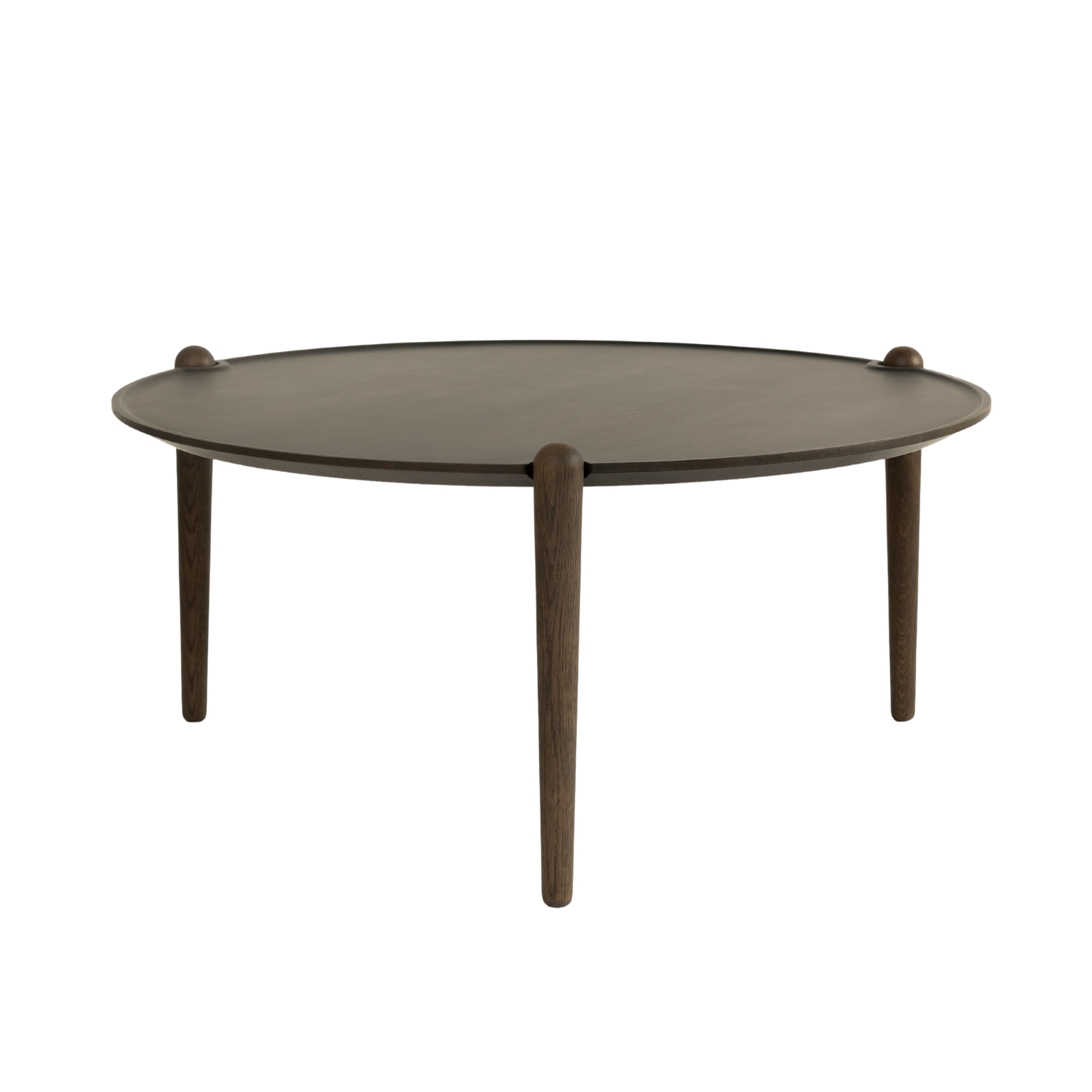 Bord Aria 90 cm Hög Mörk Ek – Design House Stockholm – dark soffbord