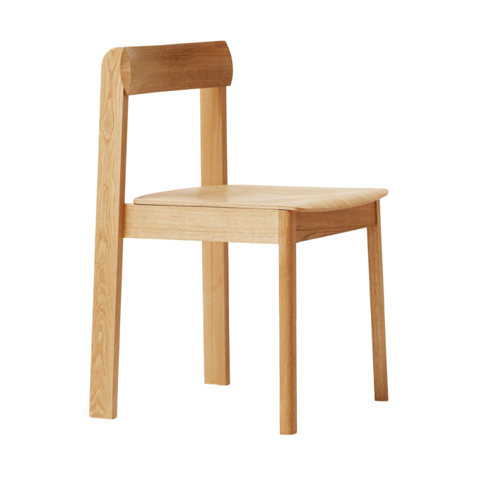 Blueprint stol, Ek – Form & Refine – brun matstolar