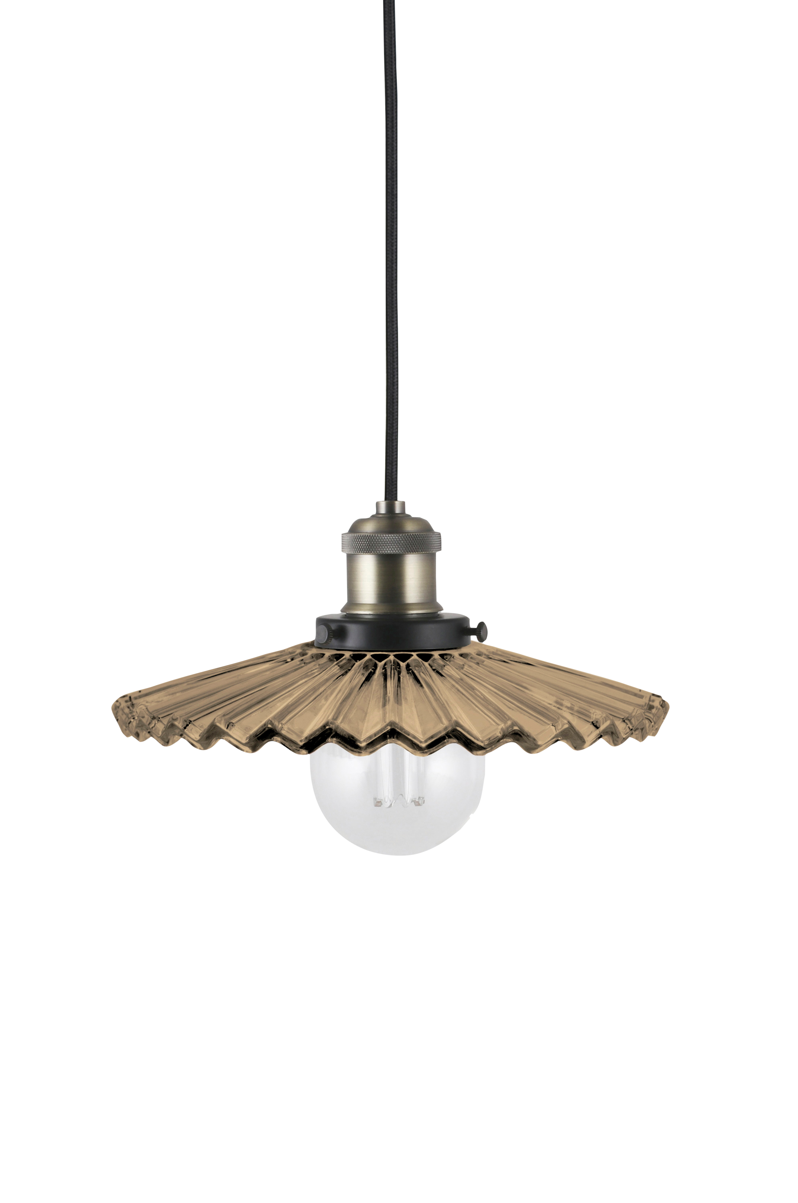 Taklampa Cobbler 25 Creme – Globen Lighting – brun pendant lamps