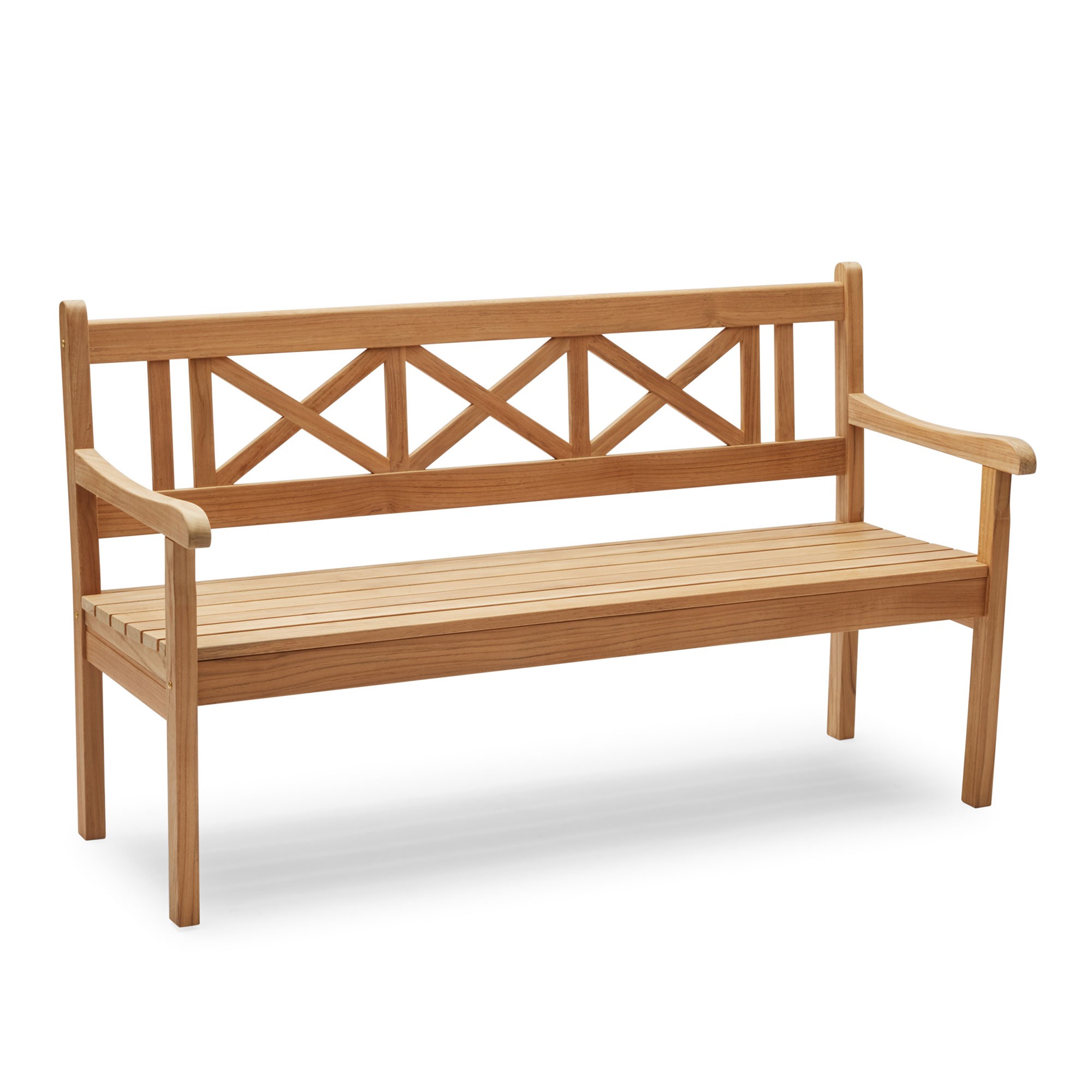 Skagen trädgårdsbänk – Fritz Hansen – brun outdoor benches