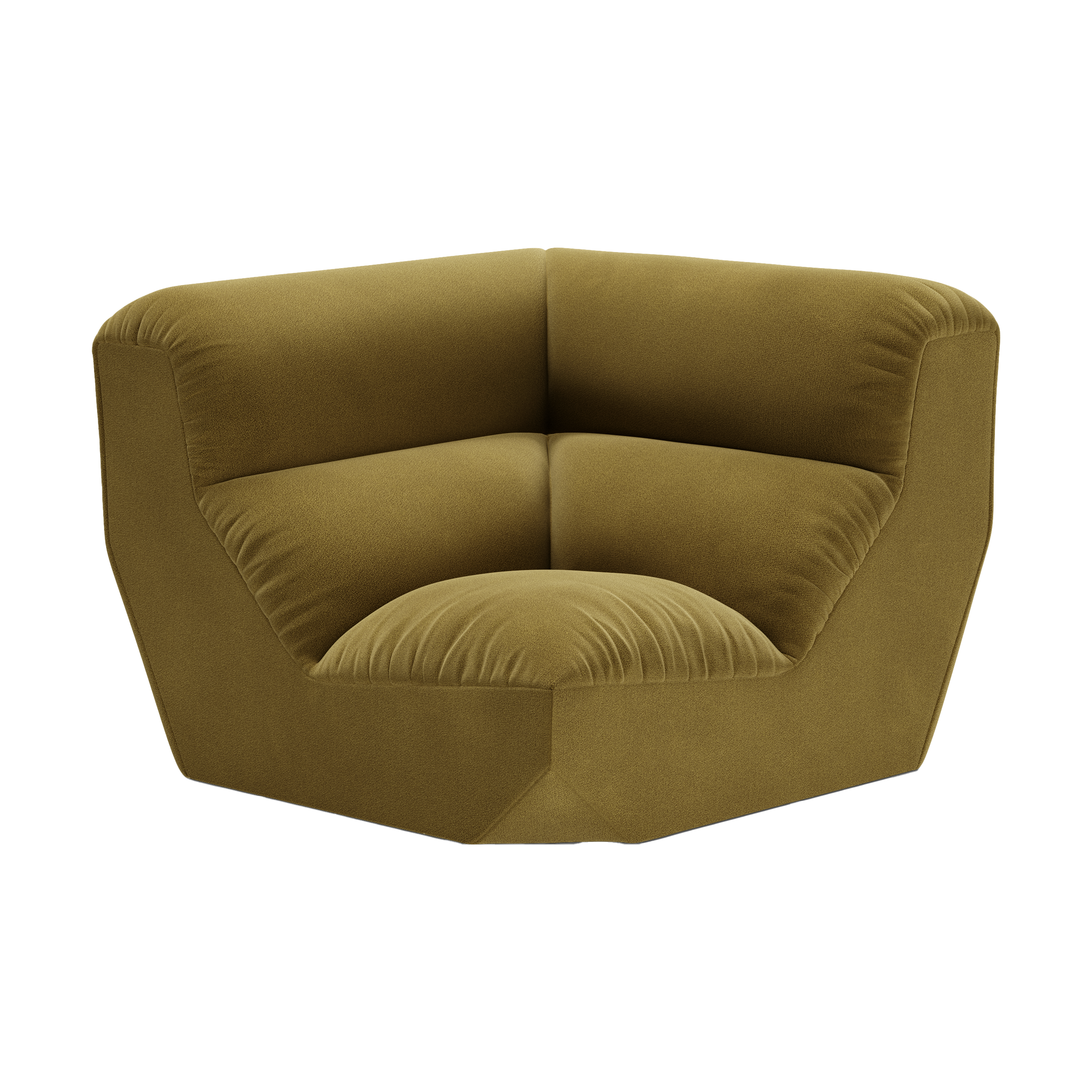Hi Lo AV55 modulsoffa hörnmodul, Mylla 0971 – &Tradition – brun soffor