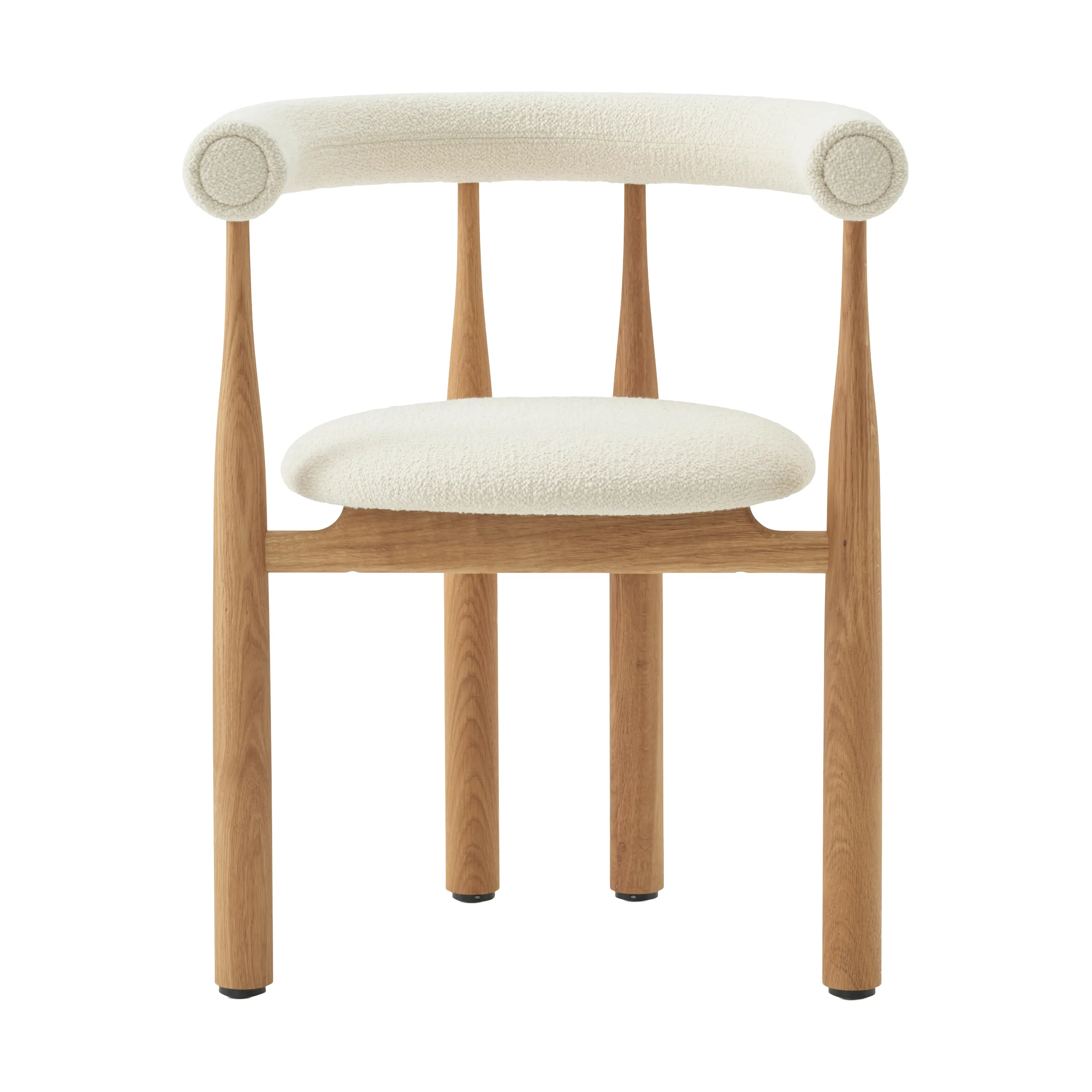 Bukowski karmstol klädd, Oak, Barnum Lana – New Works – beige fåtöljer