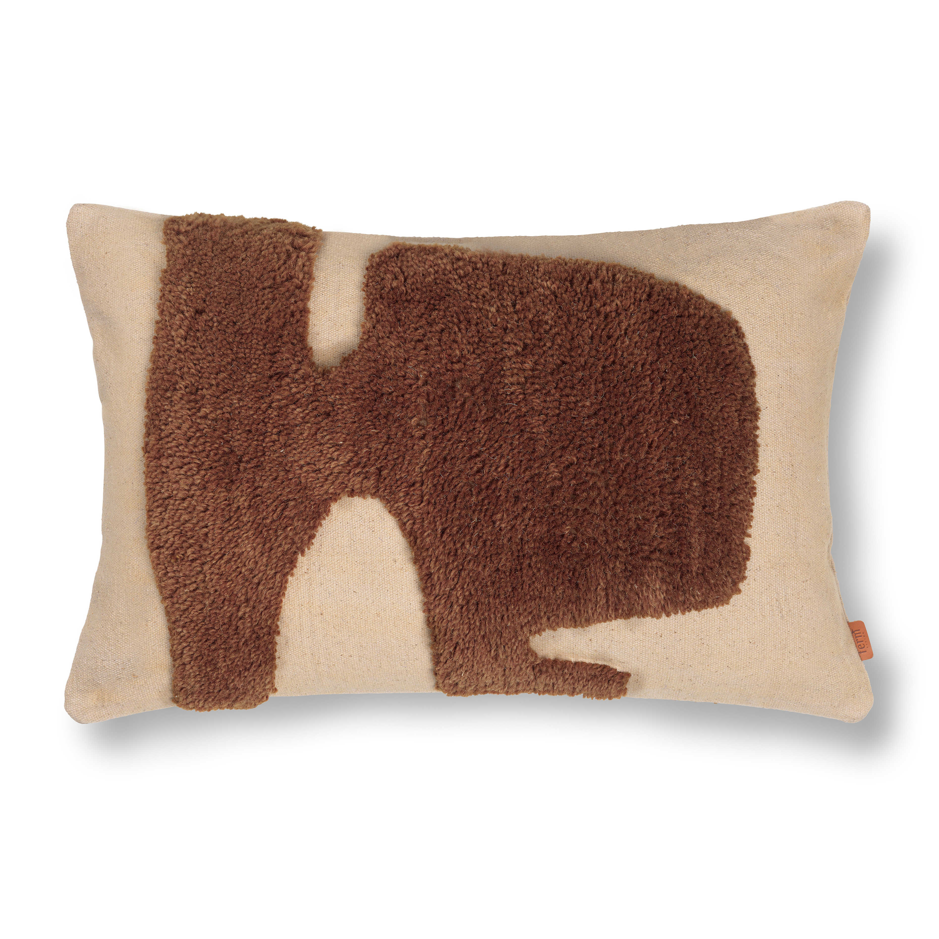 Lay rektangulär kudde 40x60 cm, Sand / Sugar Kelp – Ferm Living – beige prydnadskuddar