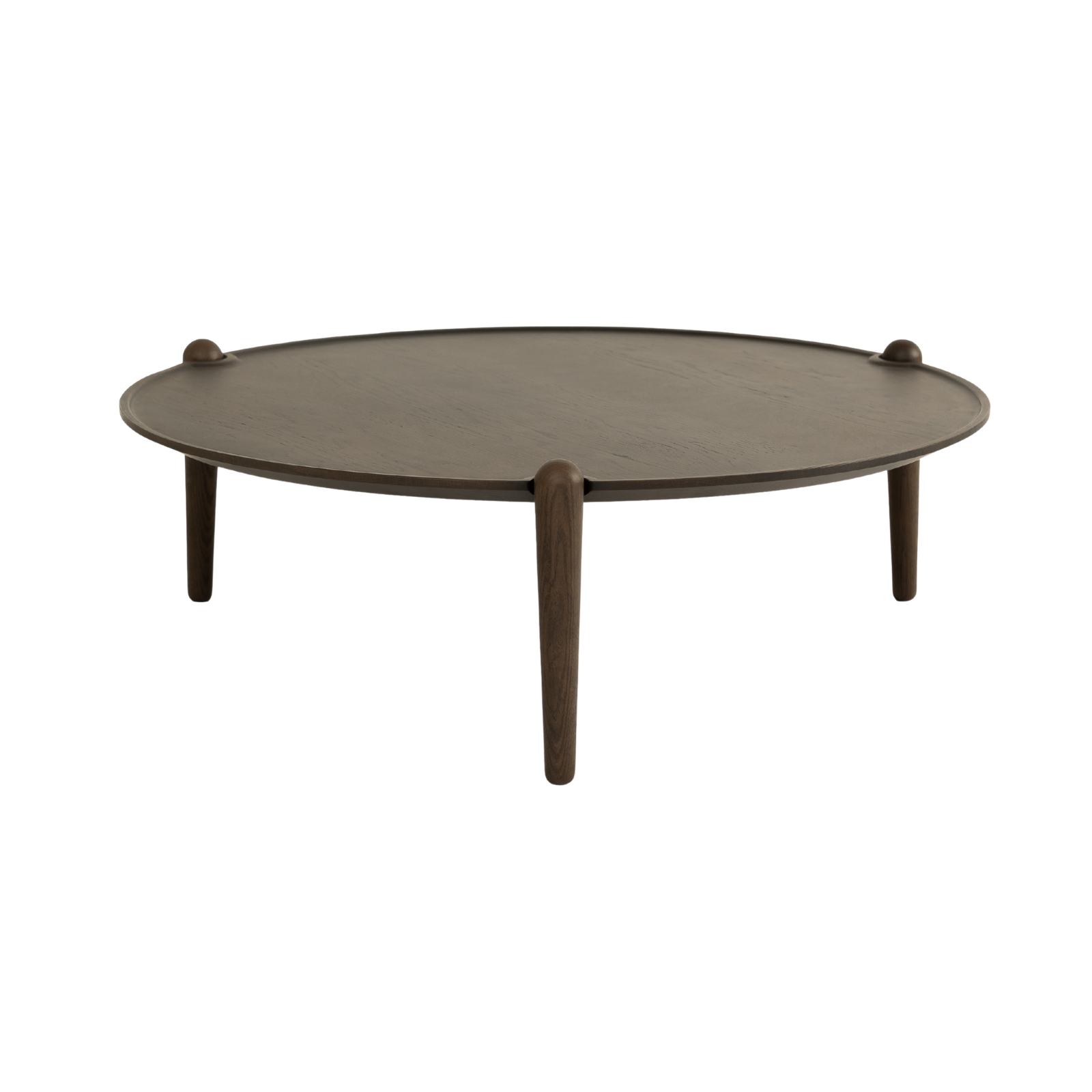 Bord Aria 90 cm Låg Mörk Ek – Design House Stockholm – dark soffbord