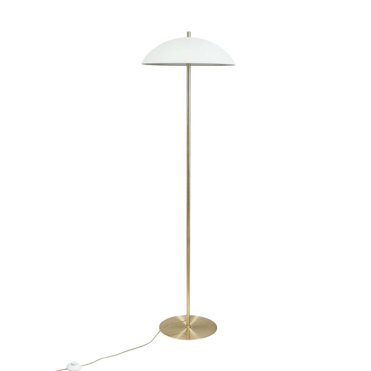 Globus golvlampa – Dyberg Larsen – mässing golvlampor
