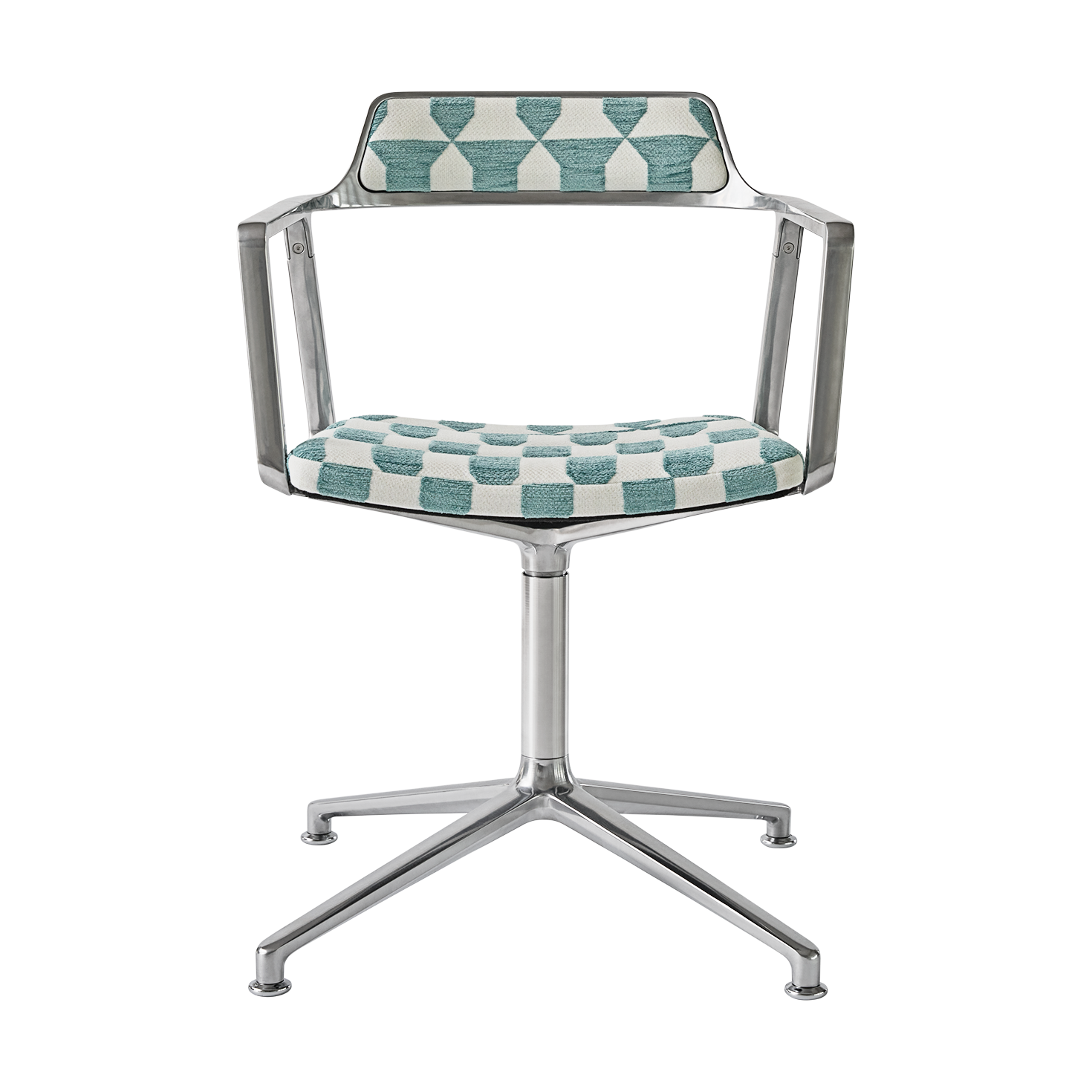 Vipp452 Swivel kontorsstol Guesthouse Edition, Lagrasse France-pol. aluminium – Vipp – beige skrivbordsstolar