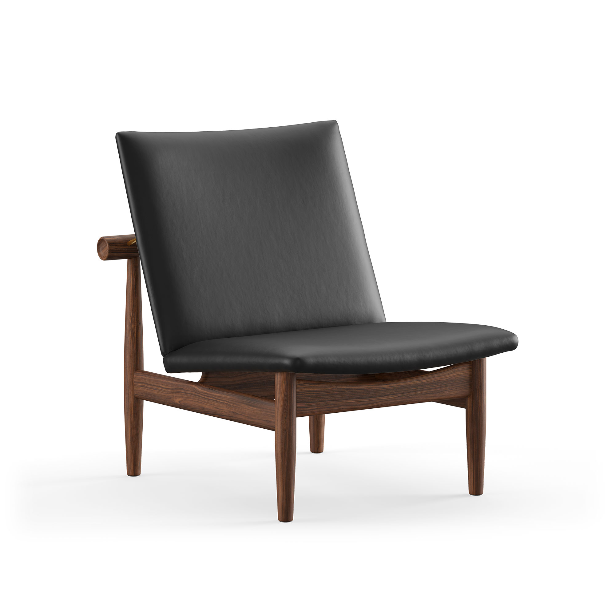 Japan fåtölj Walnut – House of Finn Juhl – grå lounge chairs