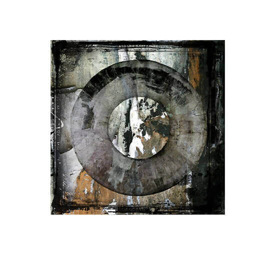 Abstract Circle Brown – Cobra Art – plexiglas (brown, plexiglas väggkonst