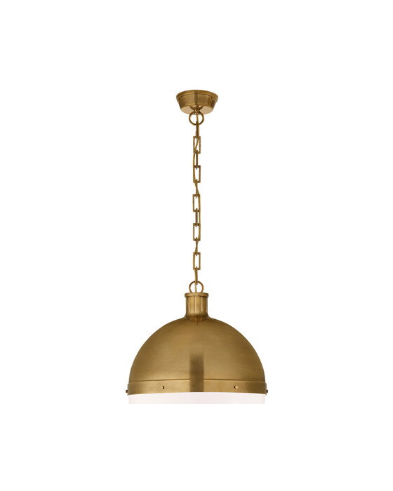 Hicks takpendel antik mässing – Visual Comfort – antique brass pendant lamps