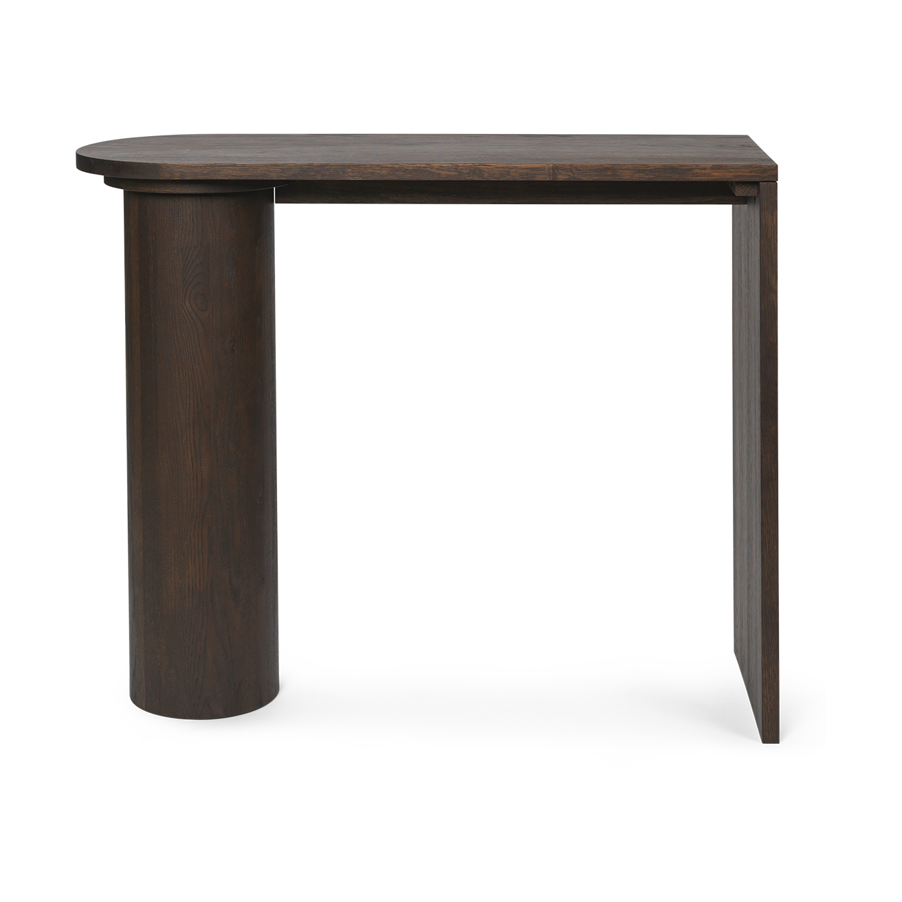 Pylo Console Table sidobord 85x36x100 cm, Dark Stained Oak – Ferm Living – brun avlastningsbord