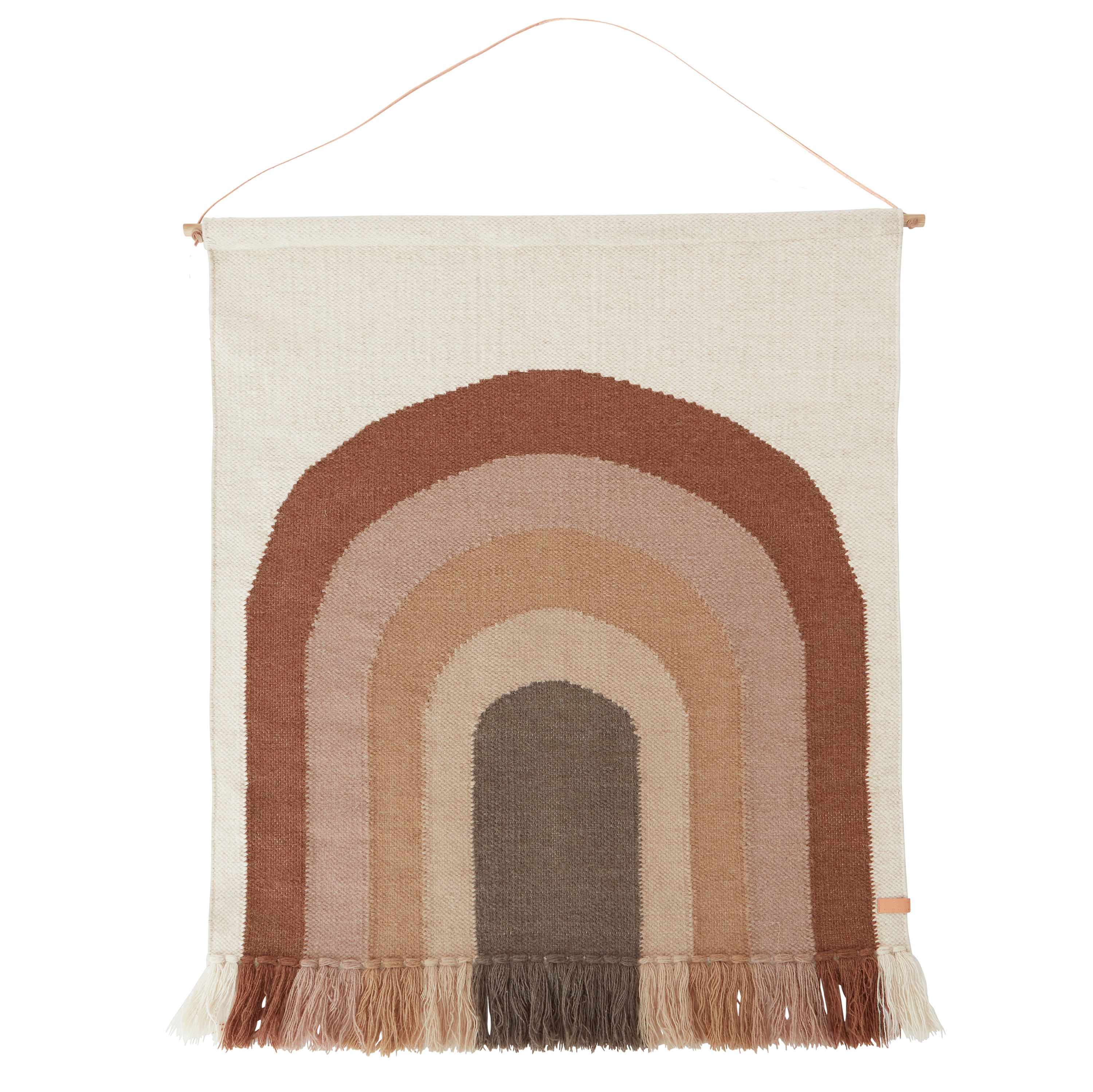 Follow the rainbow väggdekoration 100x124 cm, Choko – OYOY – brun tapestries
