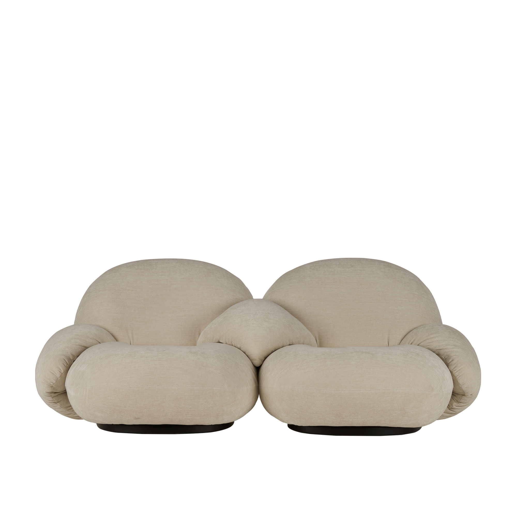 Pacha Sofa 2-Sits - Med armstöd i mitten – Gubi