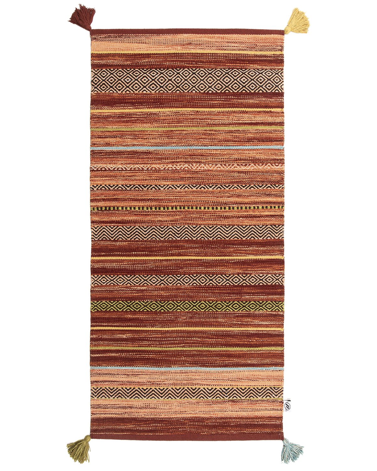 Hemse terracotta - bomullsmatta – TL-Trading – orange mattor