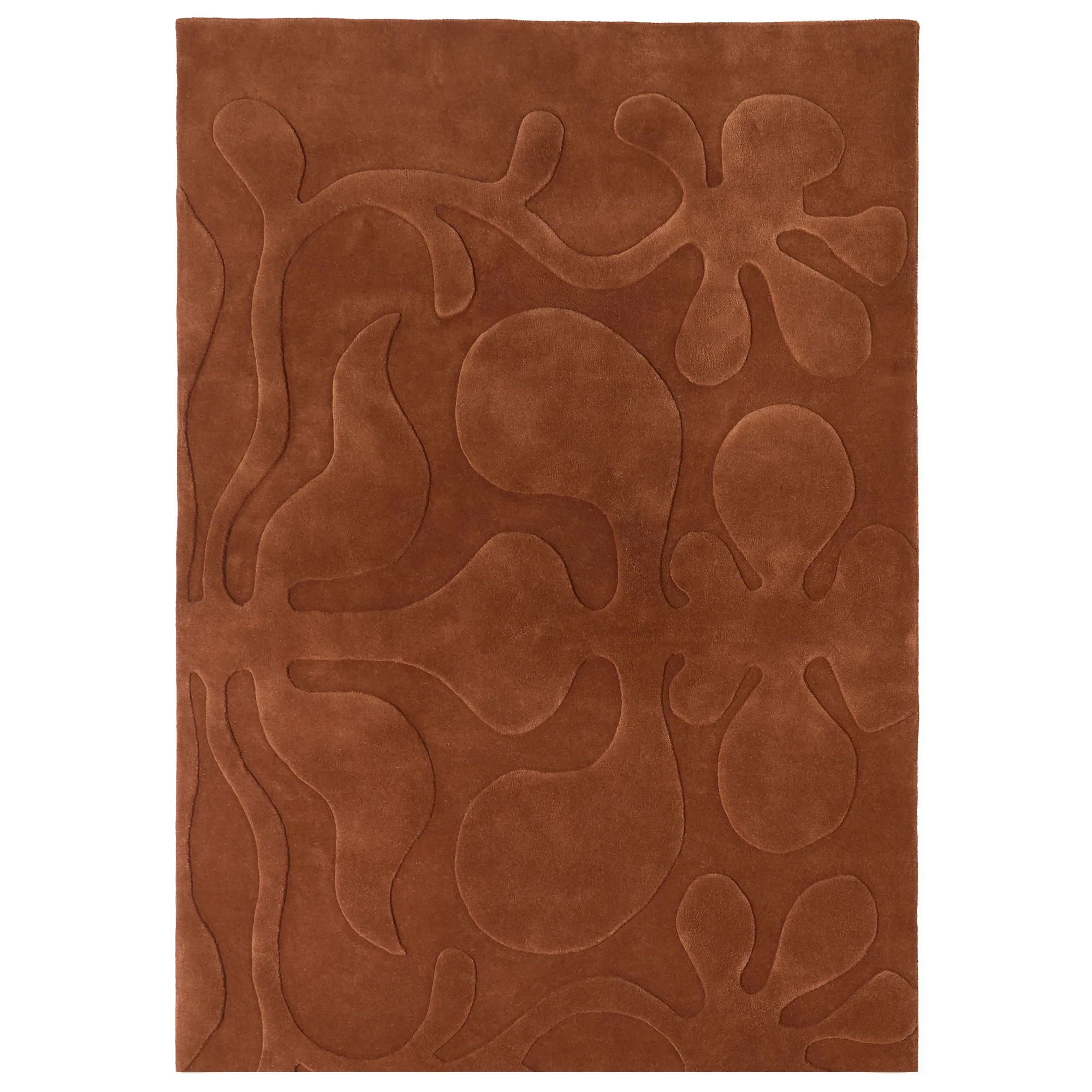 Lucia Eames Rooted Terracotta ullmatta – Nanimarquina – orange mattor