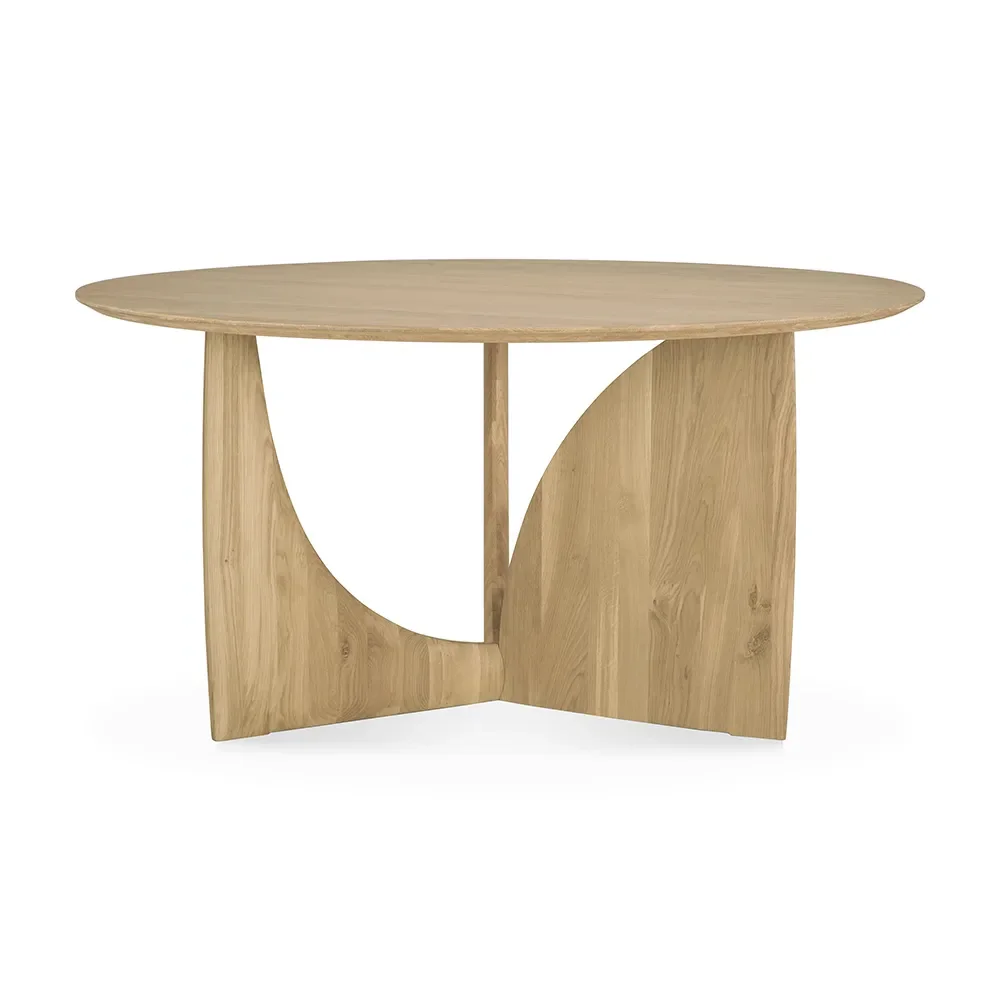 Geometric Matbord Ø150 cm Ek – Ethnicraft – ek matbord