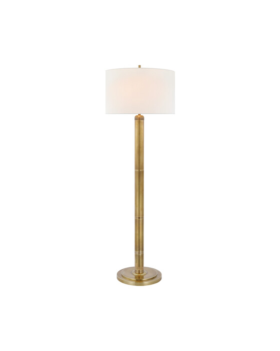 Longacre golvlampa antik mässing – Visual Comfort – antique brass golvlampor