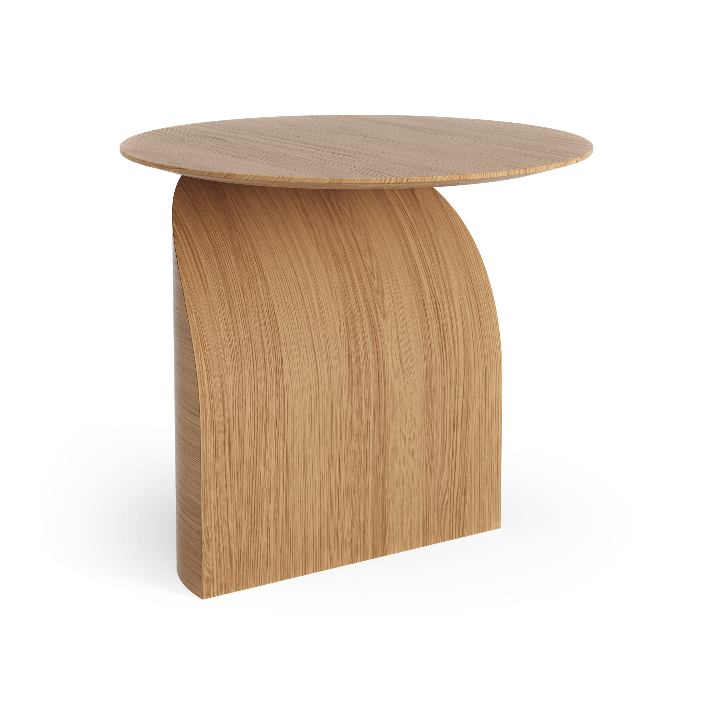 Savoa bord H50 cm, Ek oljad – Swedese – beige bord