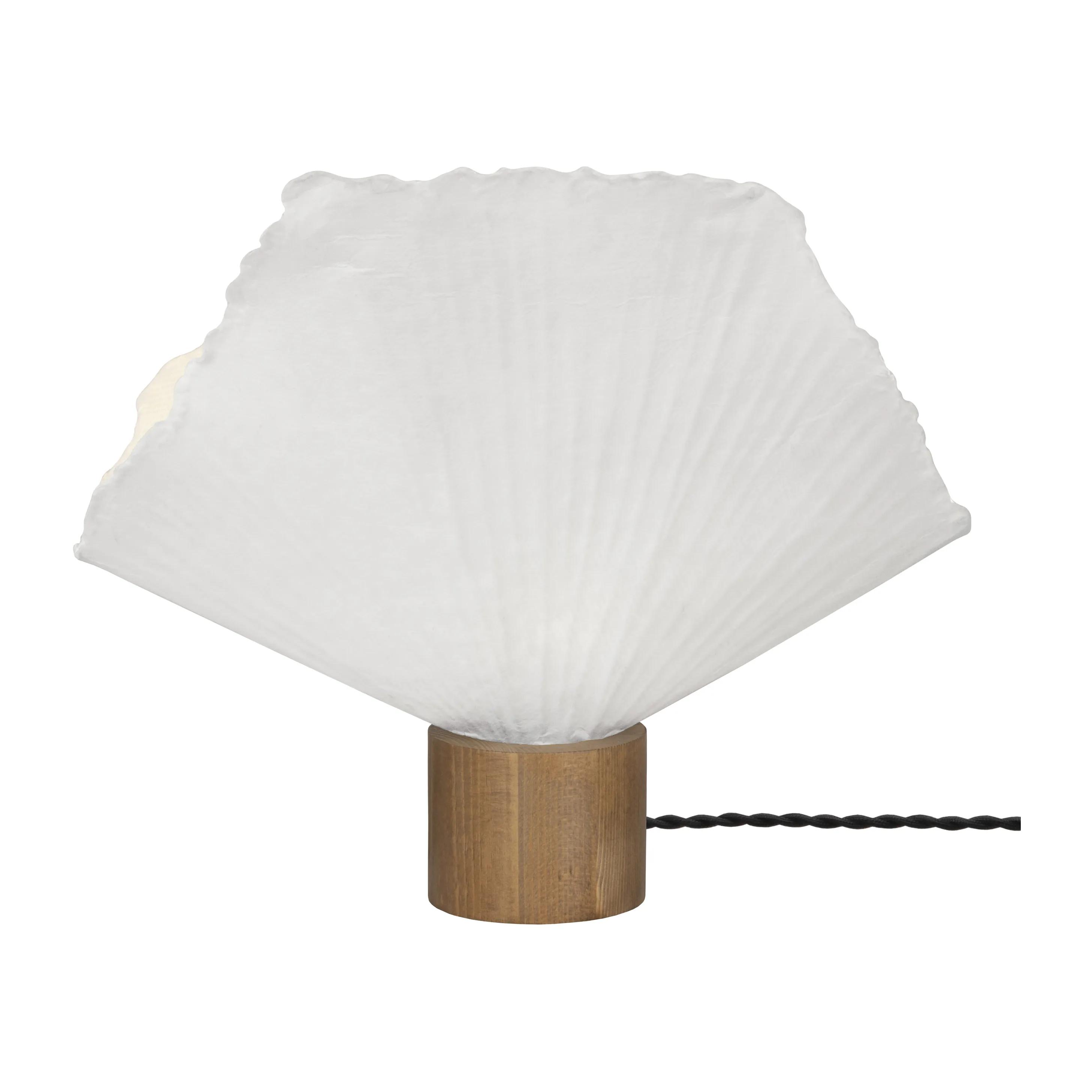 Tropez bordslampa, Natur-ek – Globen Lighting – brun bordslampor