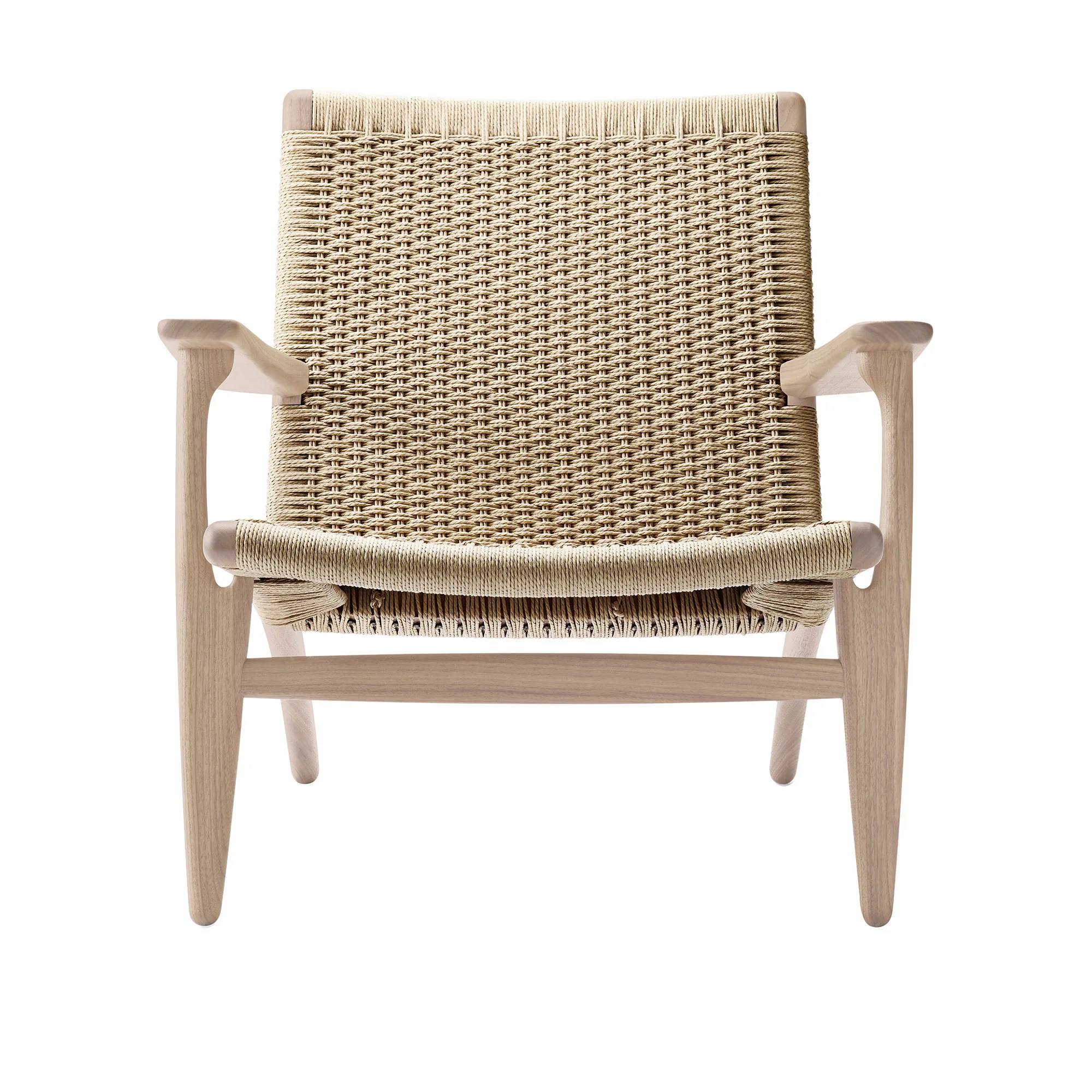 CH25 fåtölj ek/naturflätat papperssnöre – Carl Hansen