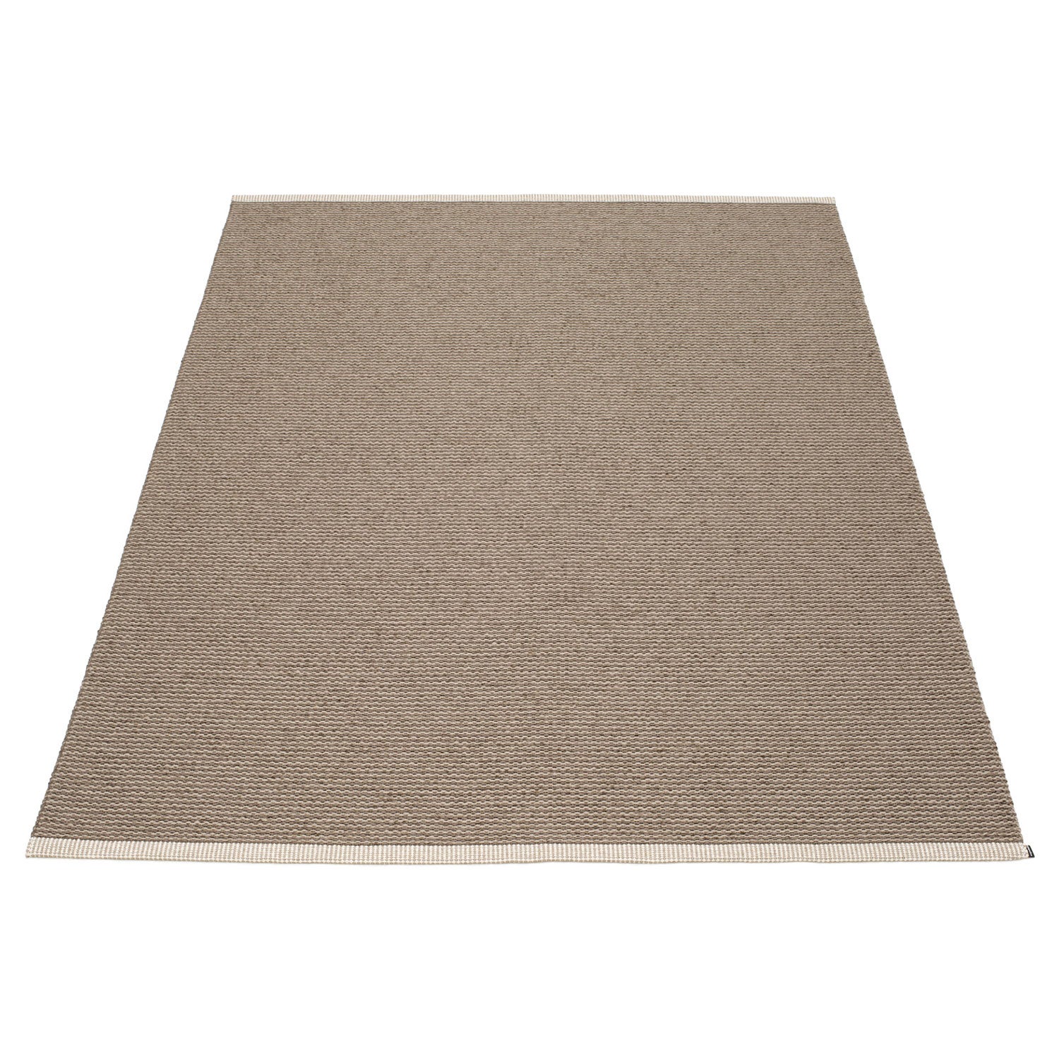 Mono matta 140x200 cm dark mud / mud – Pappelina – brun outdoor rugs