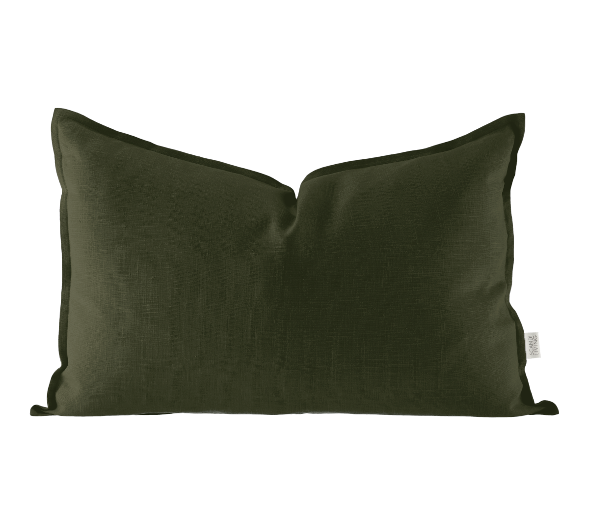Calm kuddfodral linne 40x60 cm, Forest Green – Scandi Living – grön pillowcases
