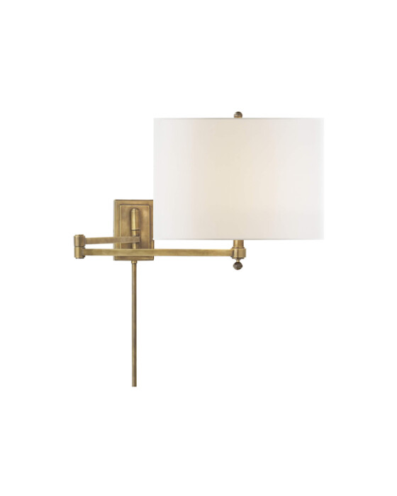 Hudson vägglampa antik mässing OUTLET – Visual Comfort – antique brass wall lamps