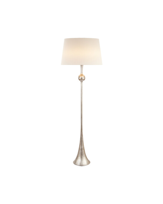 Dover golvlampa silver – Visual Comfort – burnished silver leaf golvlampor
