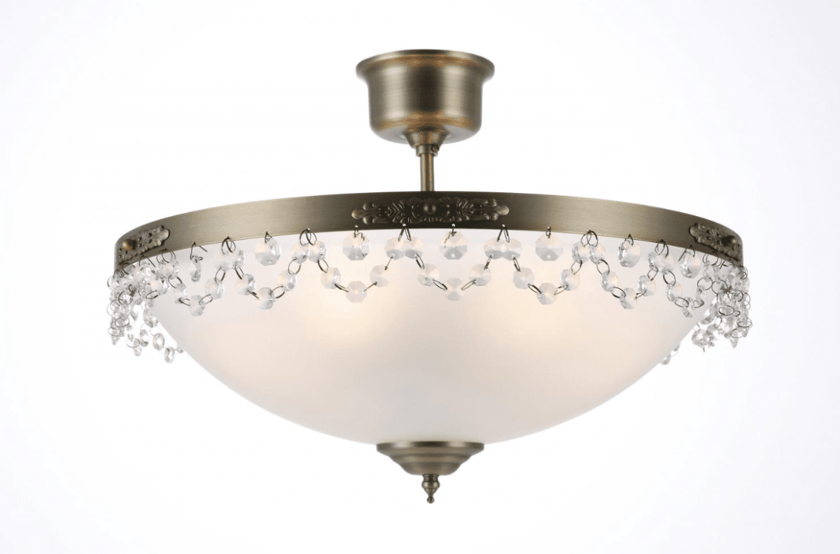 Fanny Ø46 plafond – Norrsken Design – antikmässing plafonder