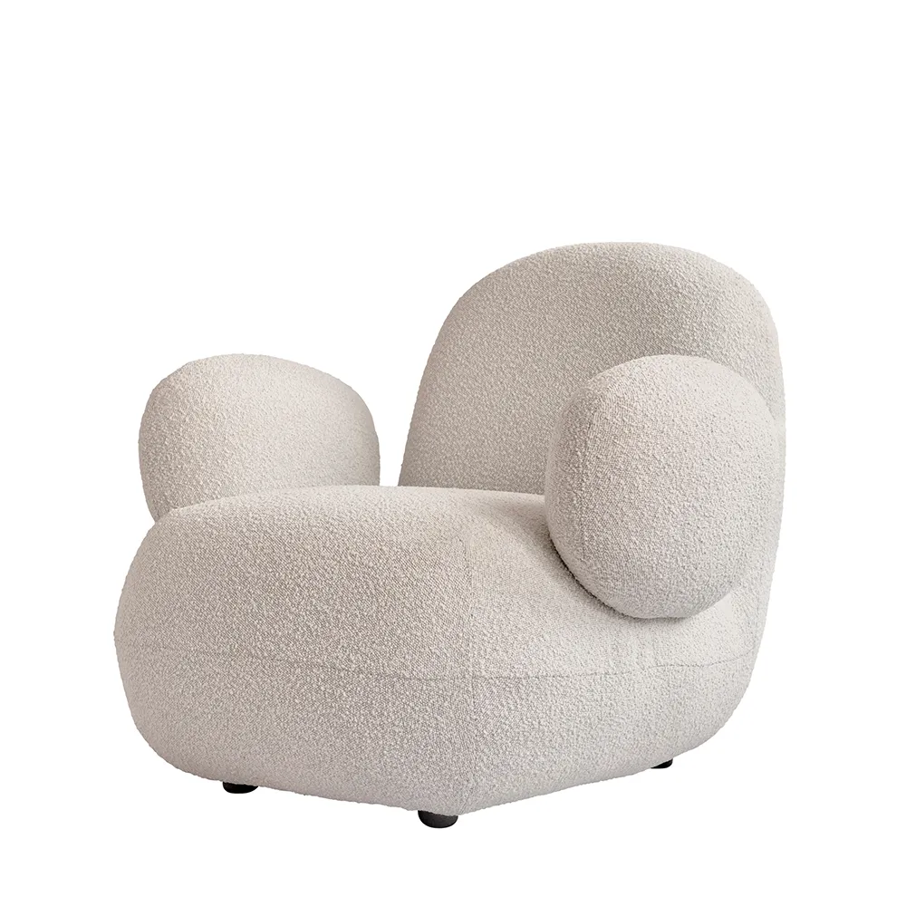 Toe Fåtölj Flat - Off White – 101 Copenhagen – vit fåtöljer