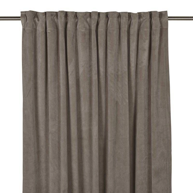 Velvet Lin Sammetsgardiner 2-Pack – Se Mattor – beige curtains