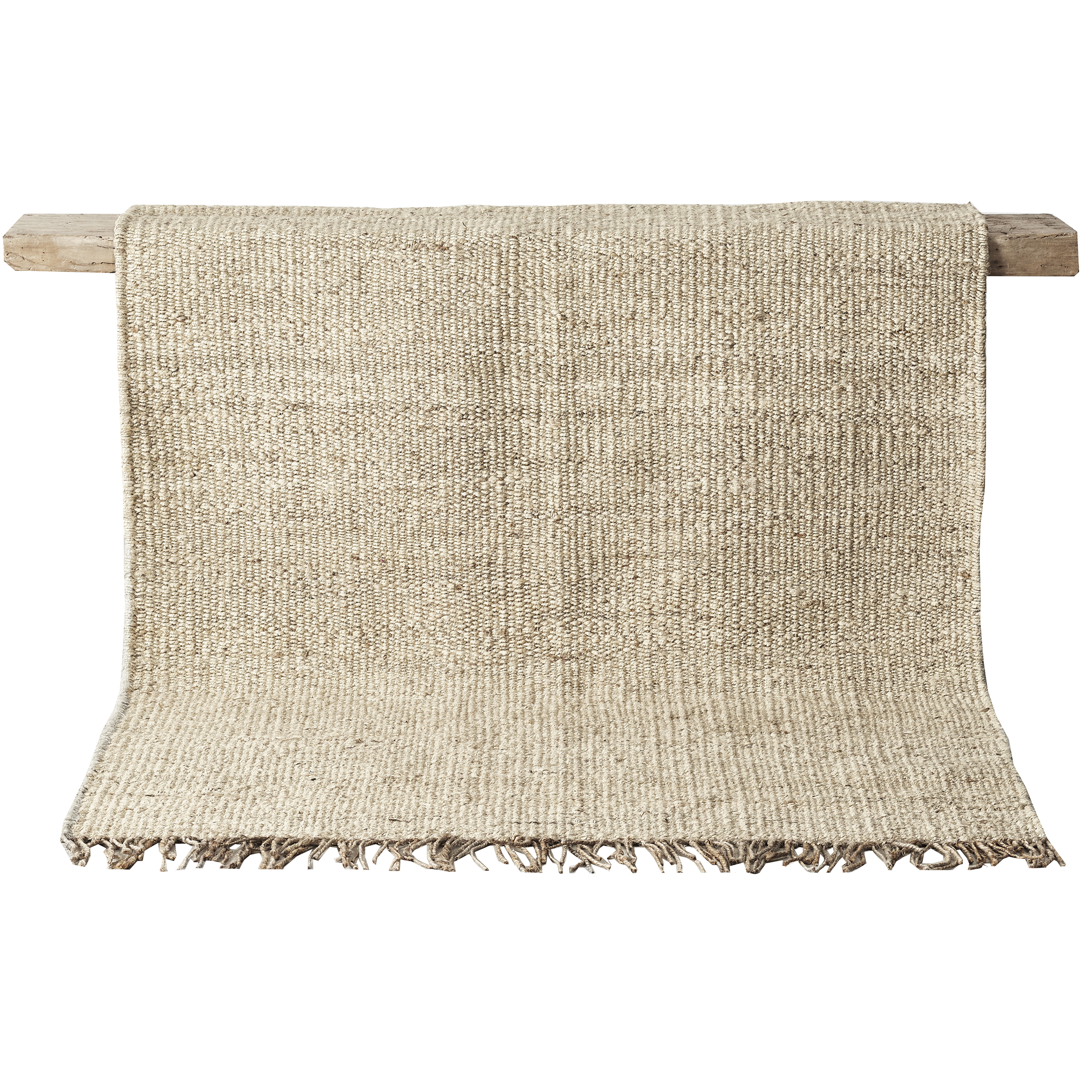 Hemp matta bleached (beige), 200x300 cm – Tell Me More – beige mattor