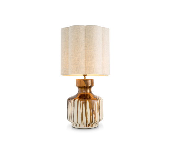 Lorena bordslampa brun – Eichholtz – brun bordslampor