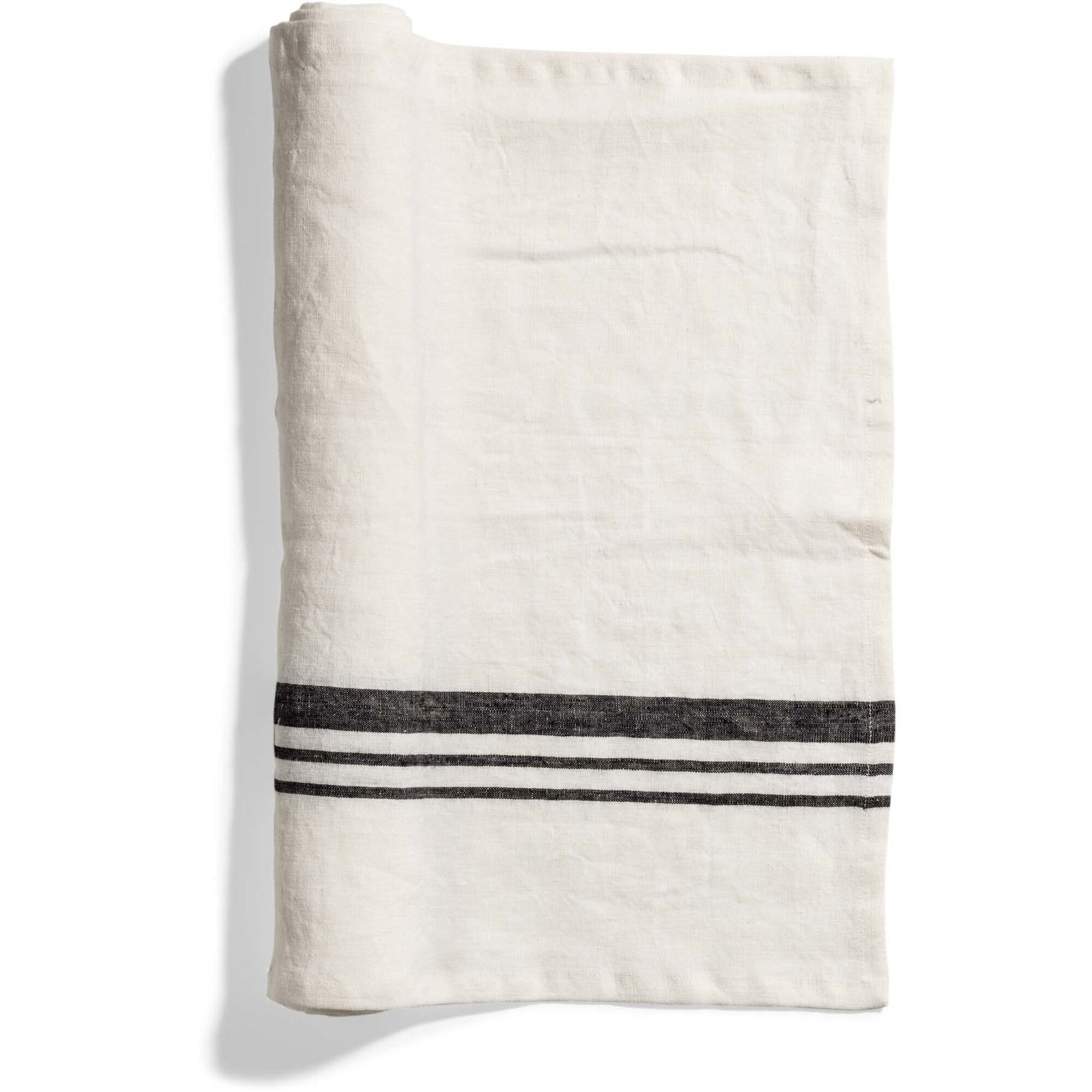 Bordslöpare LIFT i linné, stripe, Off White – Top drawer – vit tablecloths