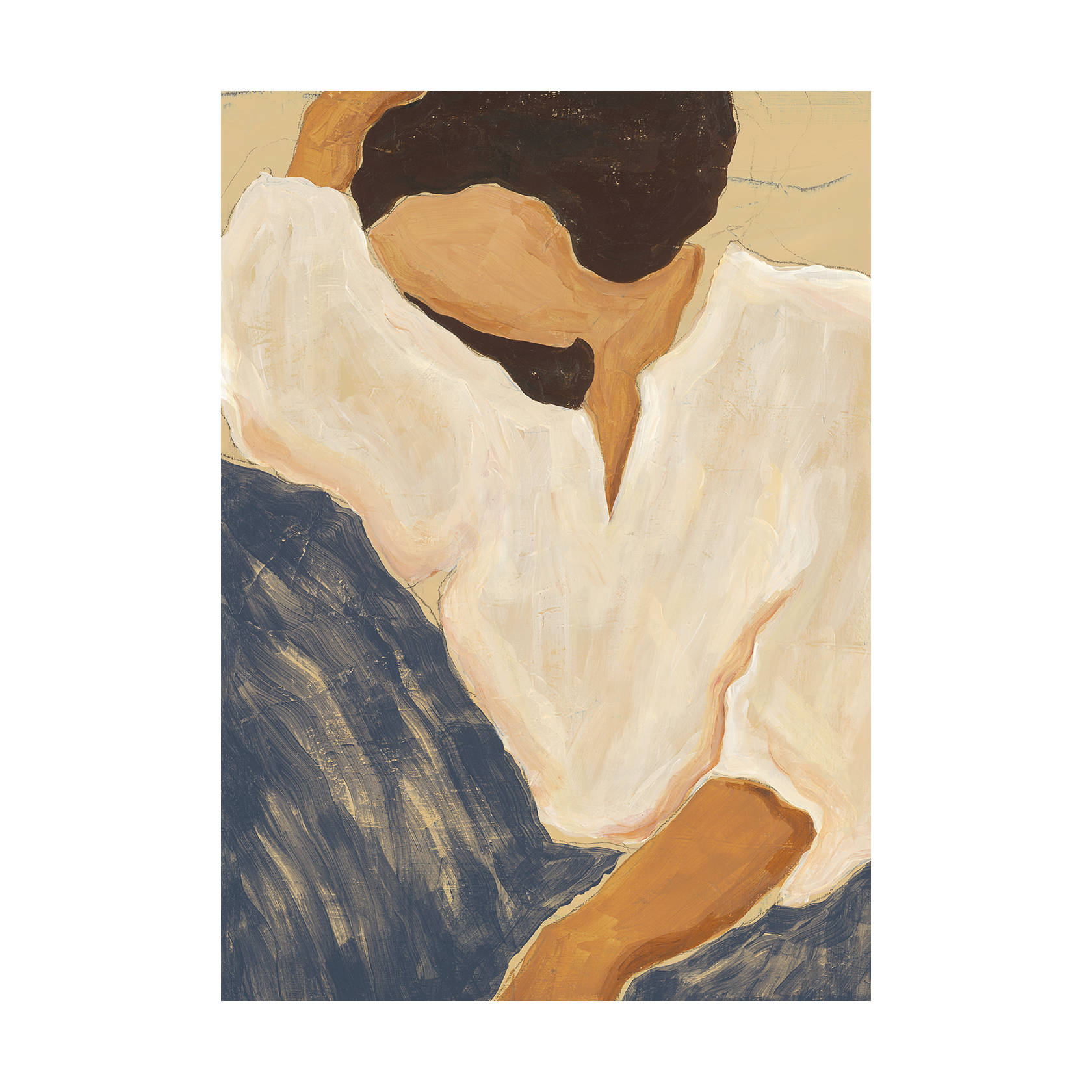 Silent Dreams poster, 70x100 cm – Paper Collective – vit väggkonst