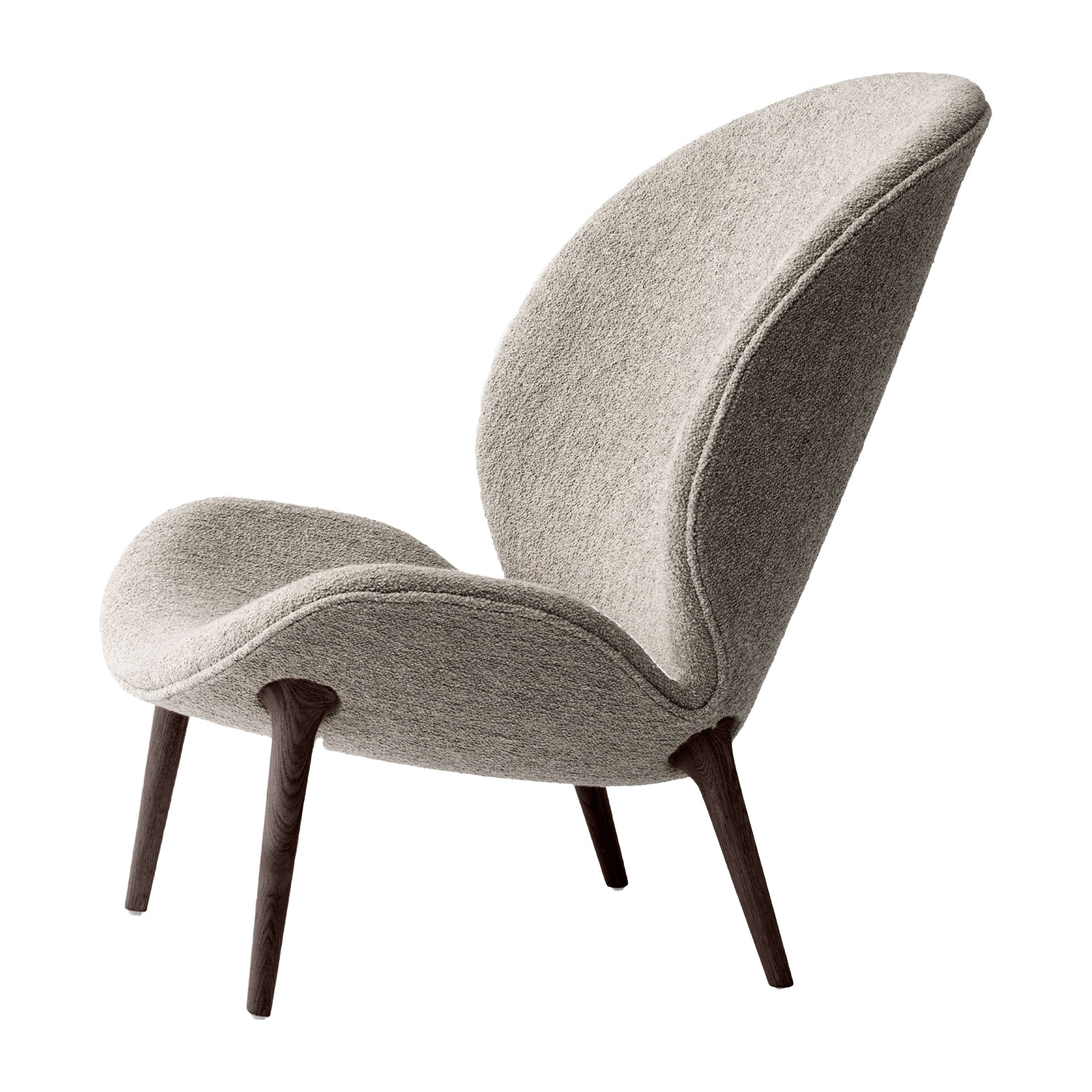 Vipp466 Lodge loungefåtölj, Dark oak-Soprano 03 – Vipp – brun lounge chairs