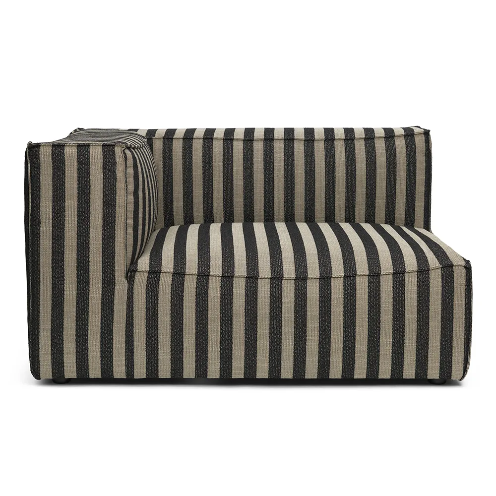 Catena Sofa Armrest Left L400 - Louisiana - Sand/Black – Ferm Living – beige modular sofas